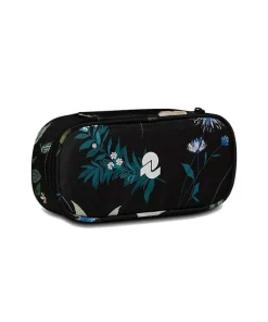Astuccio scuola Invicta Lip XL Fantasy Black Flowers