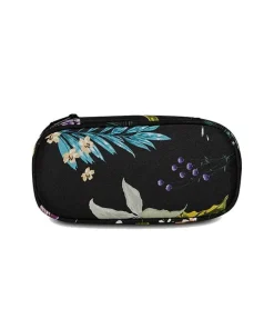 Astuccio scuola Invicta Lip XL Fantasy Black Flowers