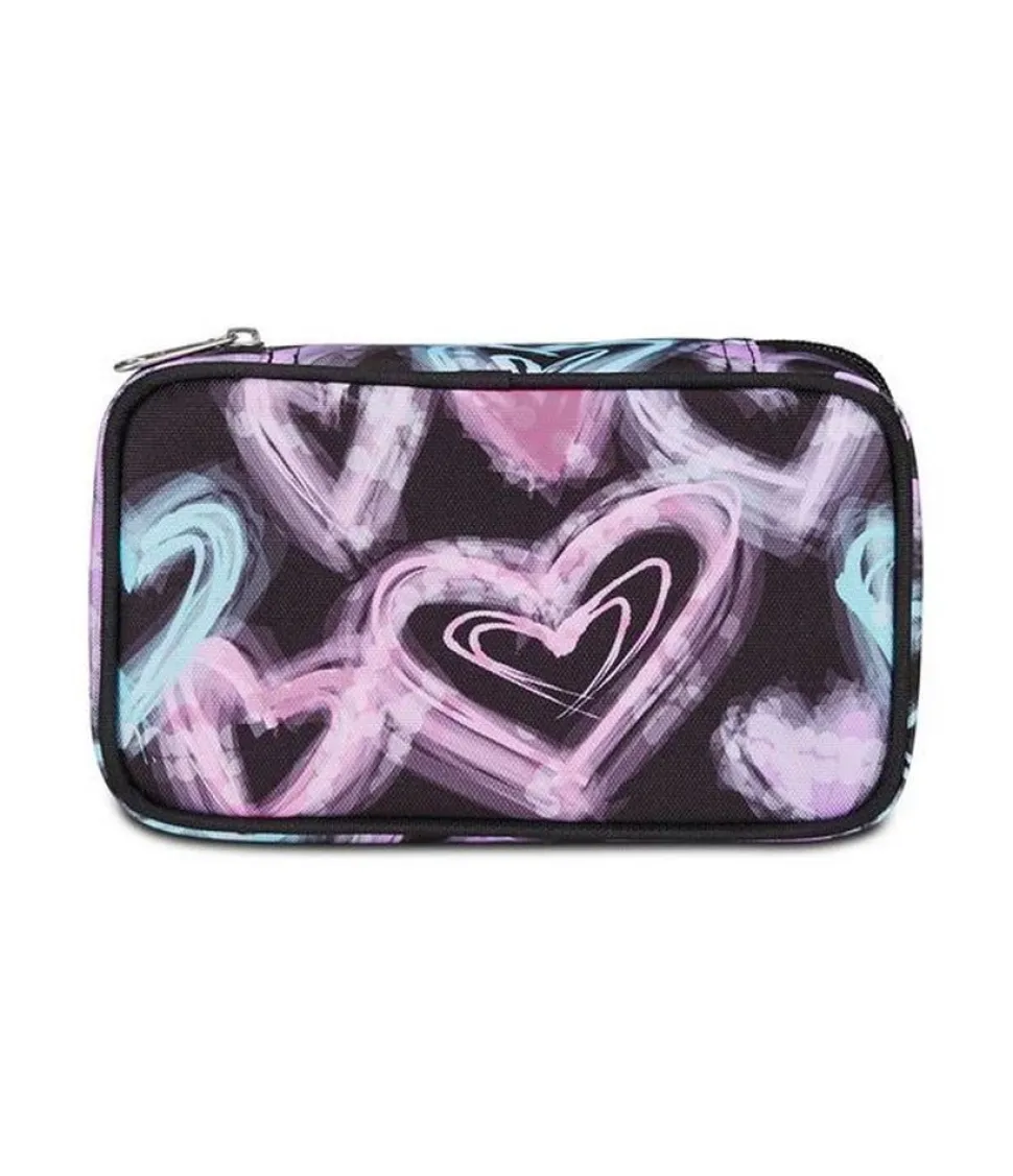 Astuccio scuola Seven Quick Case Freethink Girl Jet Black