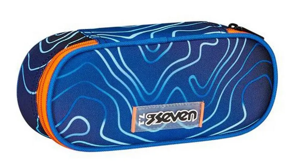 Astuccio scuola Seven Round Plus Mapset Boy