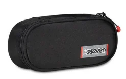 Astuccio scuola Seven Round Plus Freethink Jet Black