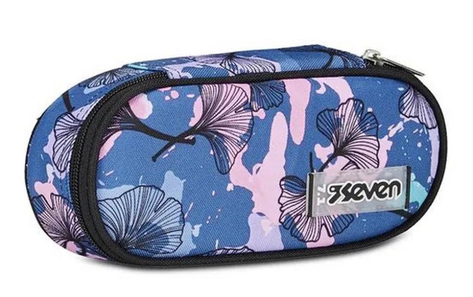 Astuccio scuola Seven Round Plus Freethink Girl Reflex Blue