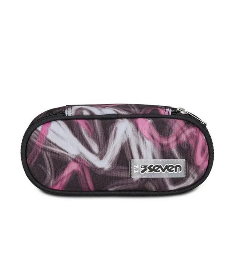 Astuccio scuola Seven Round Plus Freethink Girl Rose Violet