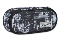 Astuccio scuola Seven Round Plus Freethink Boy Jet Black