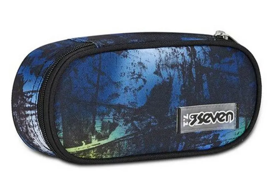 Astuccio scuola Seven Round Plus Freethink Boy Ocean blue