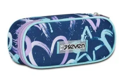 Astuccio scuola Seven Round Plus Crystal Purple
