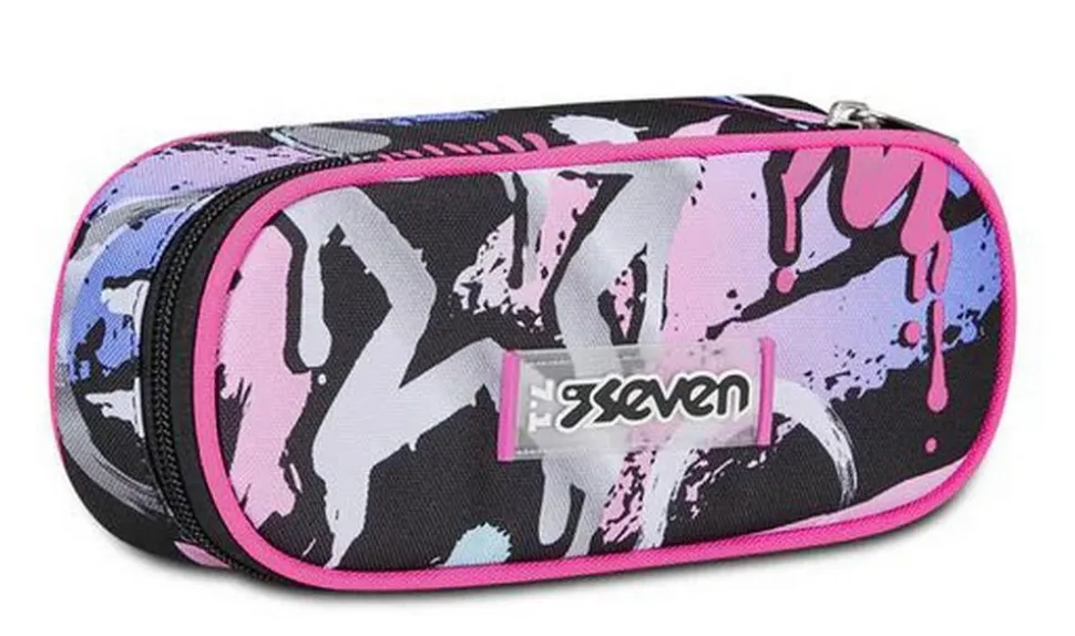 Astuccio scuola Seven Round Plus Mark on Girl