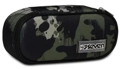 Astuccio scuola Seven Round Plus Freethink Boy Camo Green