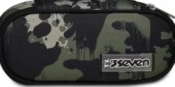 Astuccio scuola Seven Round Plus Freethink Boy Camo Green