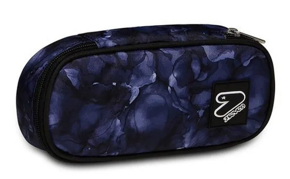 Astuccio scuola Seven Round Plus The Double Blue Deep