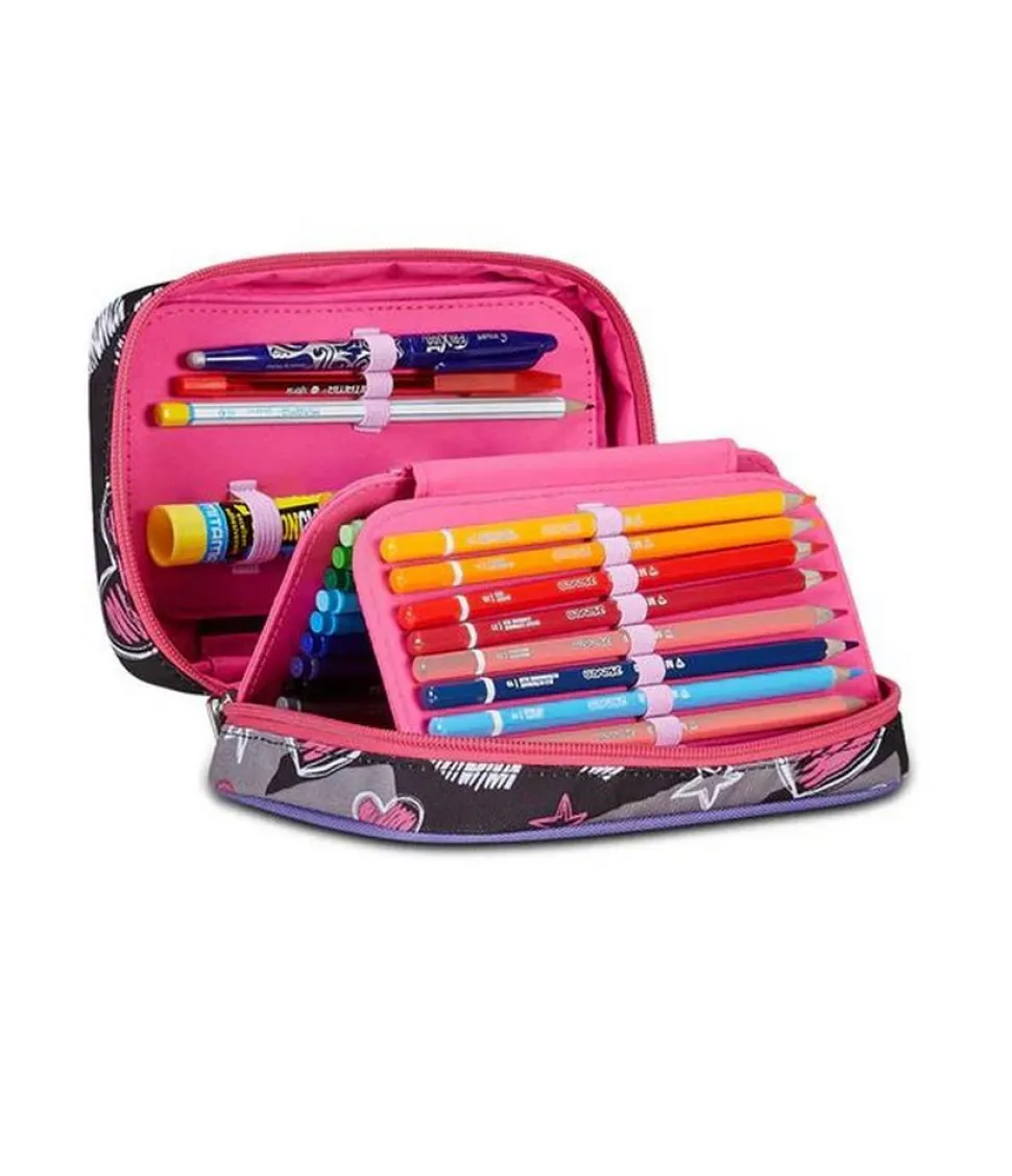Astuccio scuola Seven Speed Case Draft Heart
