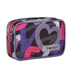 Astuccio scuola Seven Speed Case Draft Heart
