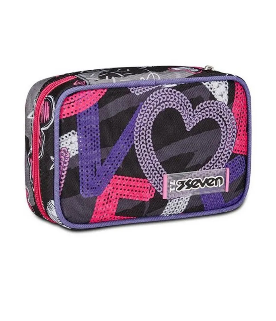 Astuccio scuola Seven Speed Case Draft Heart