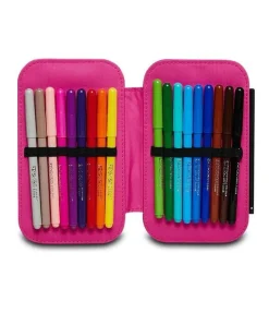 Astuccio scuola Seven Speed Case Zipper Glamy