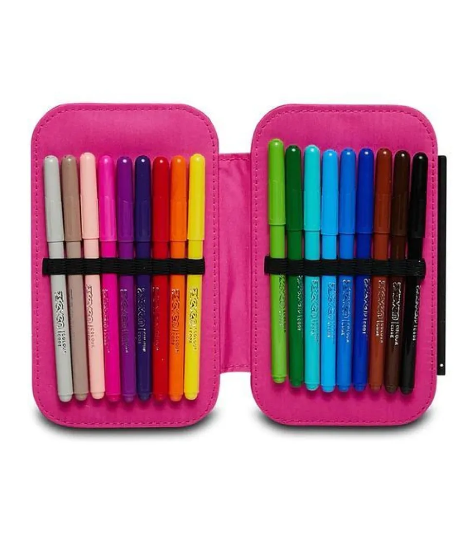 Astuccio scuola Seven Speed Case Zipper Glamy