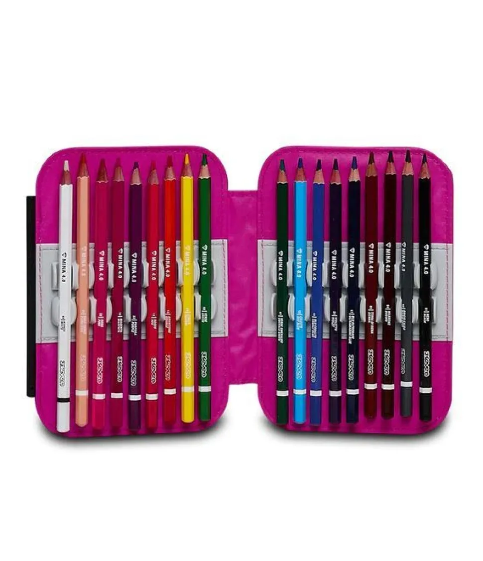 Astuccio scuola Seven Speed Pad Cloudy Shapes