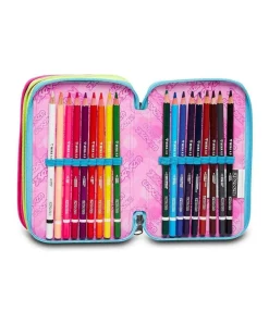 Astuccio scuola Seven 3 zip Colour Expression