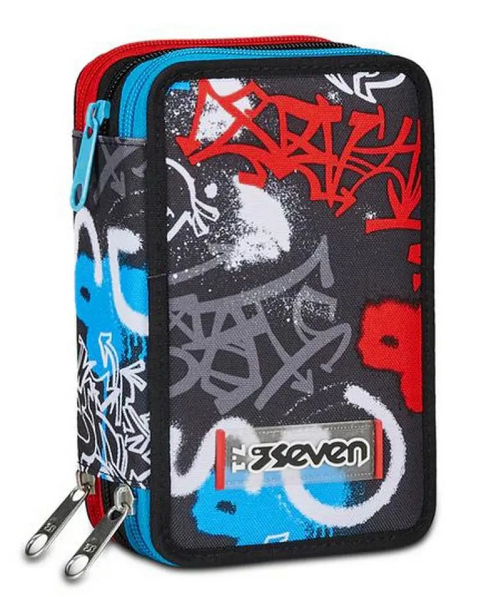 Astuccio scuola Seven 3 zip Half Street