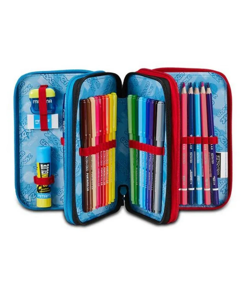 Astuccio scuola Seven 3 zip Half Street