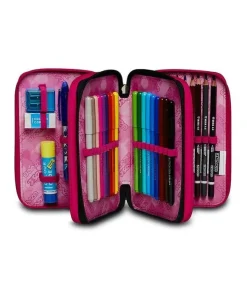 Astuccio scuola Seven 3 zip Kiddie Crush