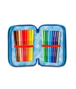 Astuccio scuola Seven 3 zip Mapset Boy