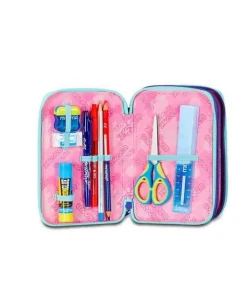 Astuccio scuola Seven 3 zip Mapset Girl