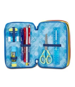 Astuccio scuola Seven 3 zip Mark On Boy