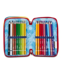 Astuccio scuola Seven 3 zip Mark On Boy