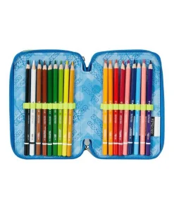 Astuccio scuola Seven 3 zip Multi-Shade Boy