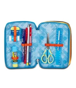 Astuccio scuola Seven 3 zip Retrocolor