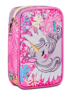 Astuccio scuola SJ Speed Case Unicorn Led