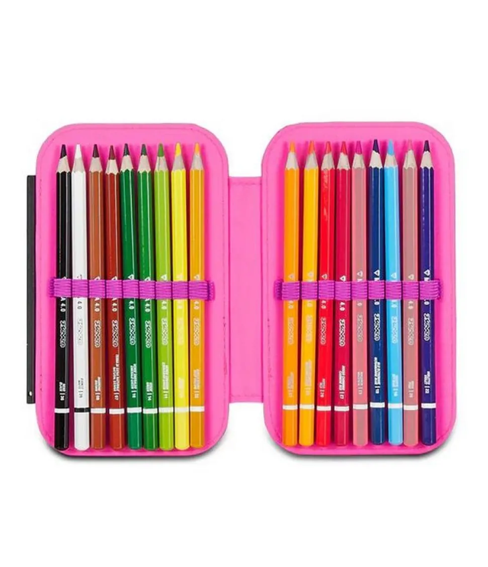 Astuccio scuola SJ Speed Case Unicorn Led