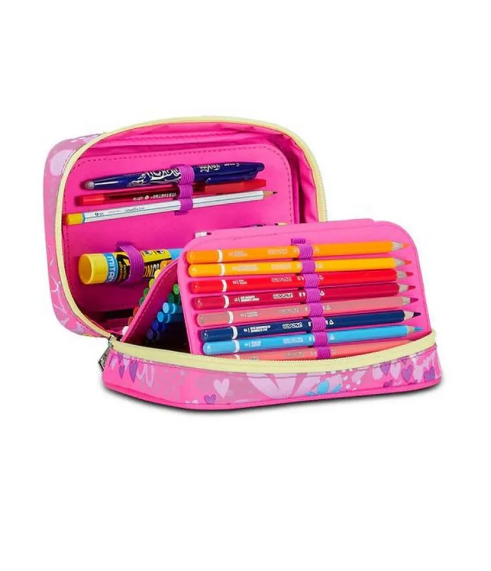 Astuccio scuola SJ Speed Case Unicorn Led
