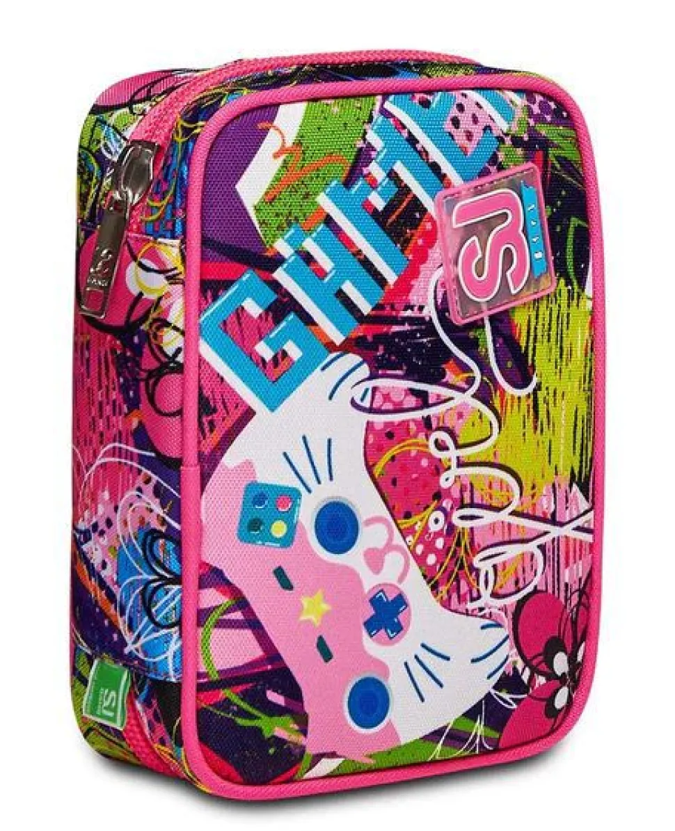 Astuccio scuola SJ Speed Pad Gleamled Girl