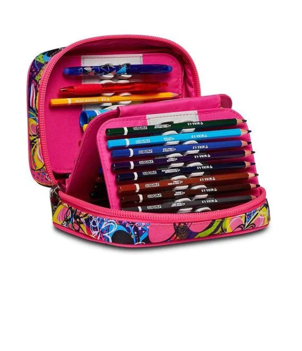 Astuccio scuola SJ Speed Pad Gleamled Girl