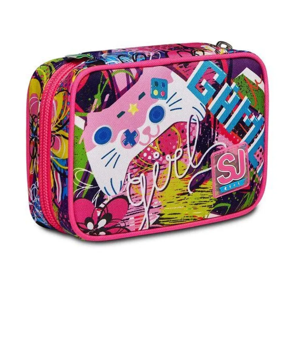 Astuccio scuola SJ Speed Pad Gleamled Girl