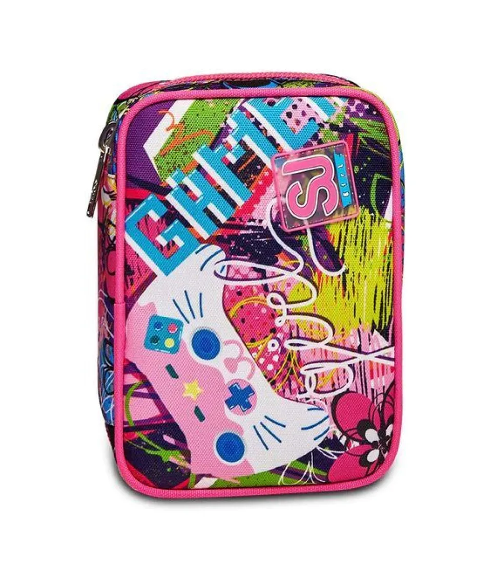 Astuccio scuola SJ Speed Pad Gleamled Girl