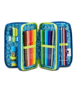 Astuccio scuola 3 zip SJ Born To Fun