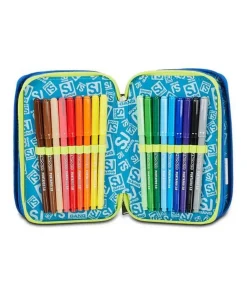 Astuccio scuola 3 zip SJ Born To Fun