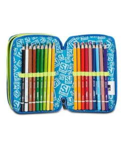 Astuccio scuola 3 zip SJ Born To Fun