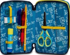 Astuccio scuola 3 zip SJ Ever Player Boy