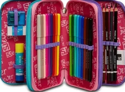 Astuccio scuola 3 zip SJ Ever Switie Girl