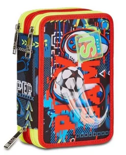 Astuccio scuola 3 zip SJ Funnygoal