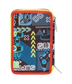 Astuccio scuola 3 zip SJ Funnygoal
