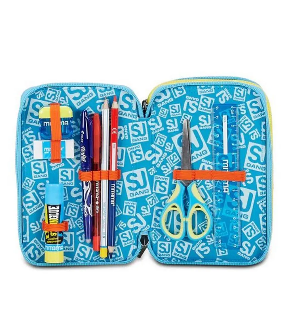 Astuccio scuola 3 zip SJ Go to Space