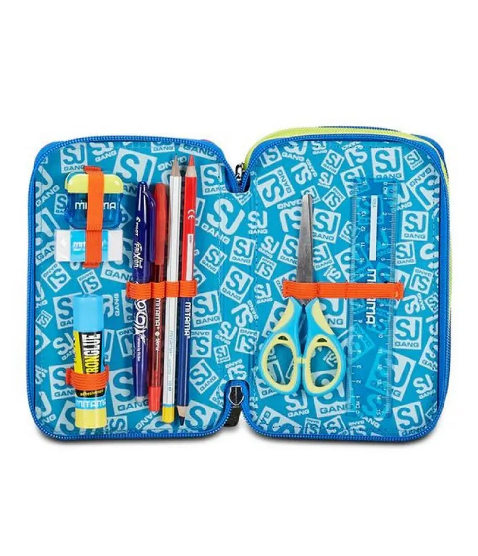 Astuccio scuola 3 zip SJ Realbasket