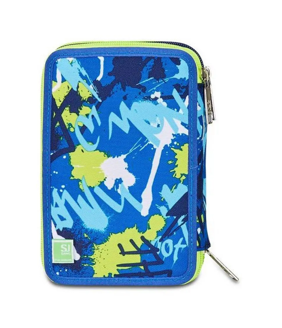 Astuccio scuola 3 zip SJ Sharkstory