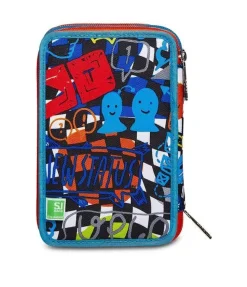 Astuccio scuola 3 zip SJ Trickflip Boy