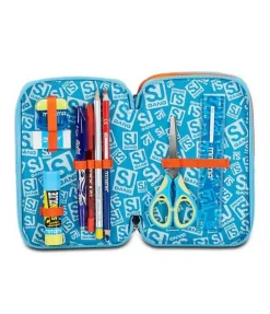Astuccio scuola 3 zip SJ Trickyled