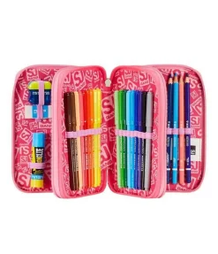 Astuccio scuola 3 zip SJ Unibraid